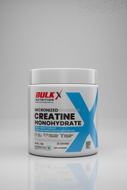BulkX Creatine – Boost Strength & Performance 33 srv unflavoured